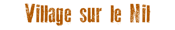 Village sur le Nil
