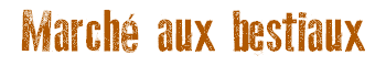Marché aux bestiaux