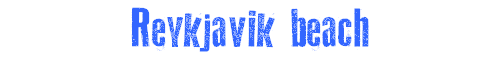Reykjavik beach
