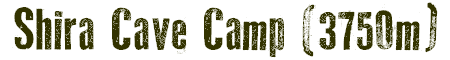 Shira Cave Camp