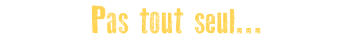 Pas tout seul...