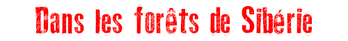 Dans les forts de Sibrie